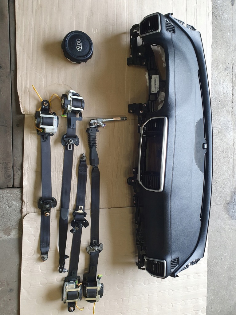 фото №1, Приборная панель комплектная подушка безопасности консоль ремни kia sportage iv lift gt line