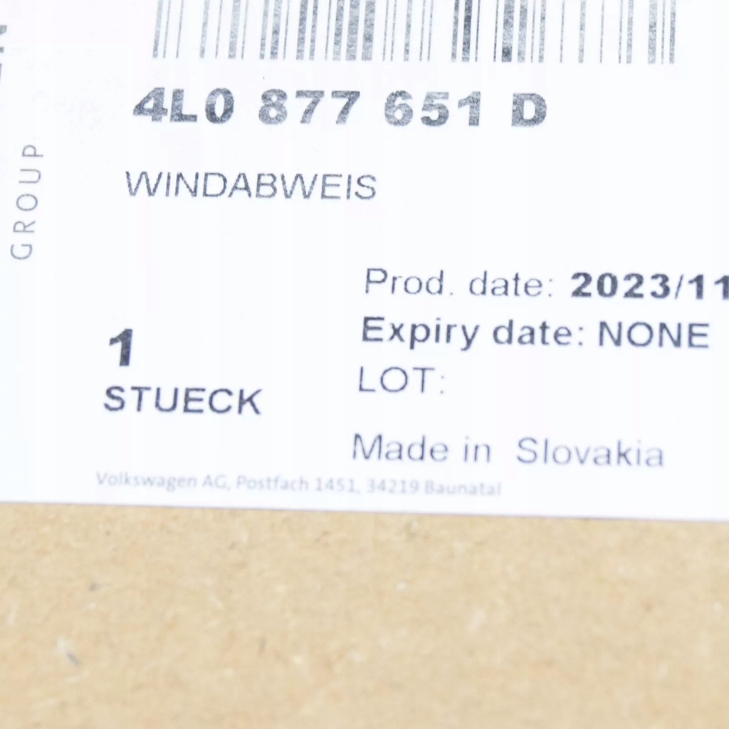 фото №10, Audi q7 4l sunroof wind дефлектор 4l0877651d oem