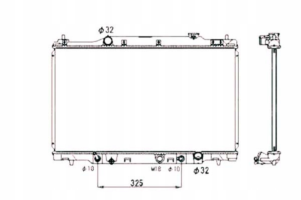 фото №1, Nrf радіатор honda stream 01-