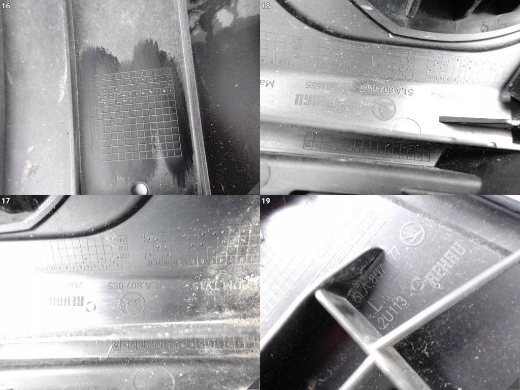 фото №14, Skoda enyaq iv 5la electric 20- бампер + направляющие + решётка радиатора + спойлер перед