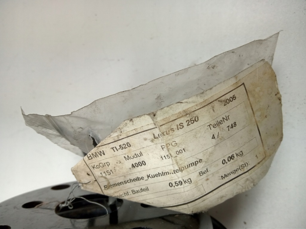 Шків насоса води lexus is220d is250 is350 rx350 rx450 Доставка