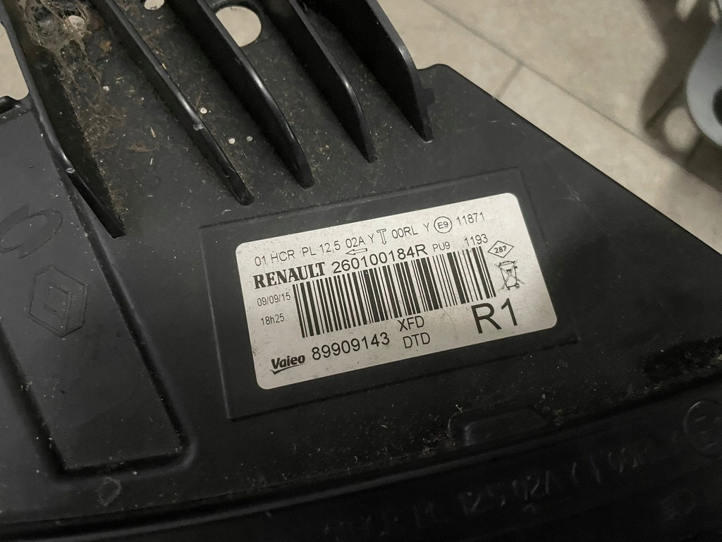 фото №8, Перед бампер лампы капот крылья renault talisman tegng состояние w цвет