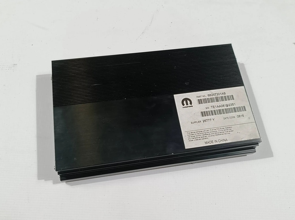 фото №1, Усилитель аудио chrysler 300 dodge charger 2015+