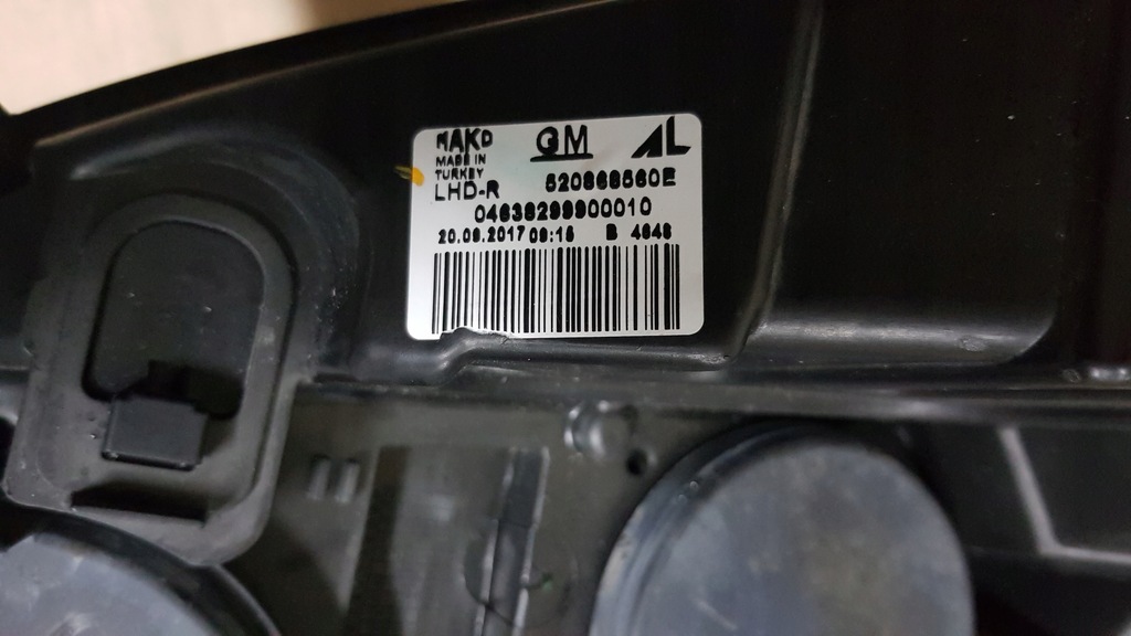 фото №7, Opel combo лампа права перед 520868560e оригінал