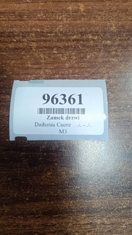 фото №6, Daihatsu cuore замок дверь левый перед