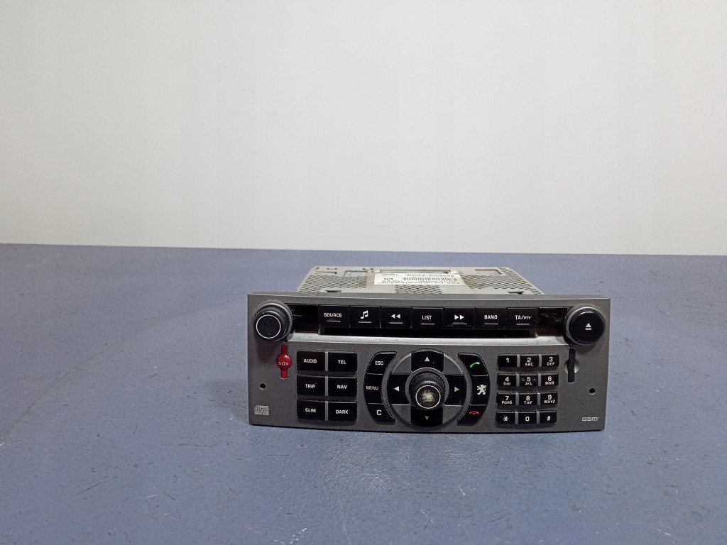 фото №1, Peugeot 407 радіо cd заводський 96559851yw