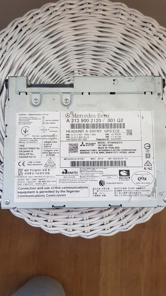 фото №7, Навигация радио a2139002120 mercedes w238 w213