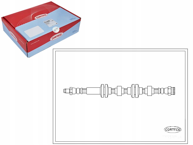 фото №1, Corteco шланг гальмівний alfa romeo 166 2.0 t.spa
