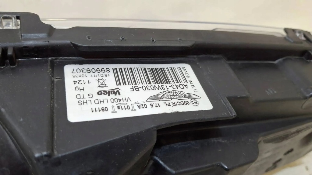 фото №8, Лампа ліва перед передня aston martin rapide ad43-13w030-bf