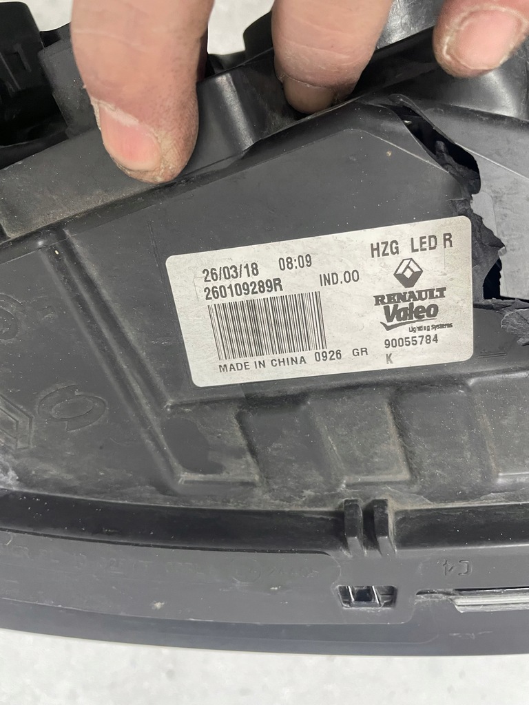фото №10, Лампа правая передняя renault koleos ii 2 full led правый перед