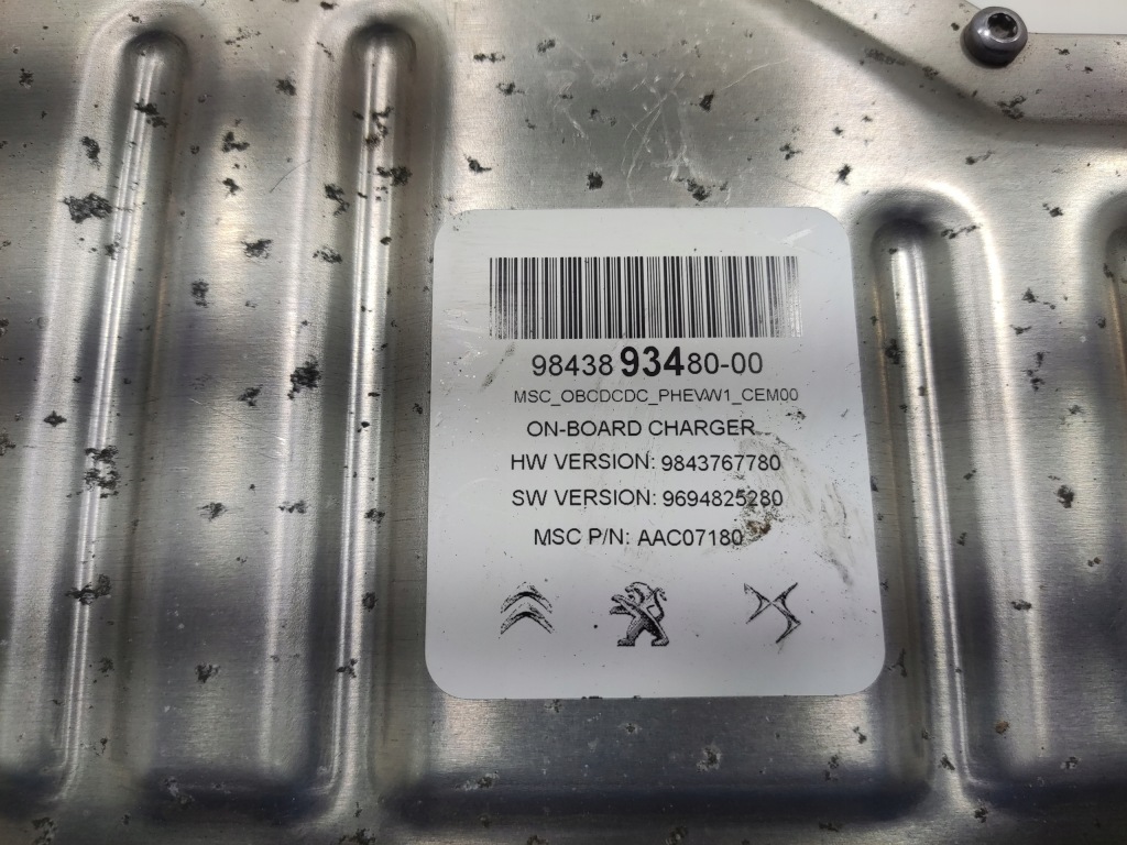 Купить Преобразователь инвертор peugeot 3008 ii hybrid гибрид 9843893480 2016-2024