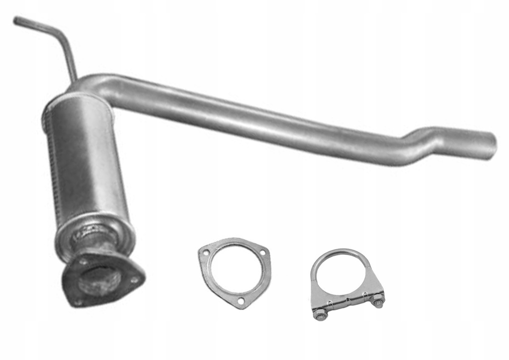 фото №1, Гаситель передний + хомут + прокладка vw t4 transporter 1.9d