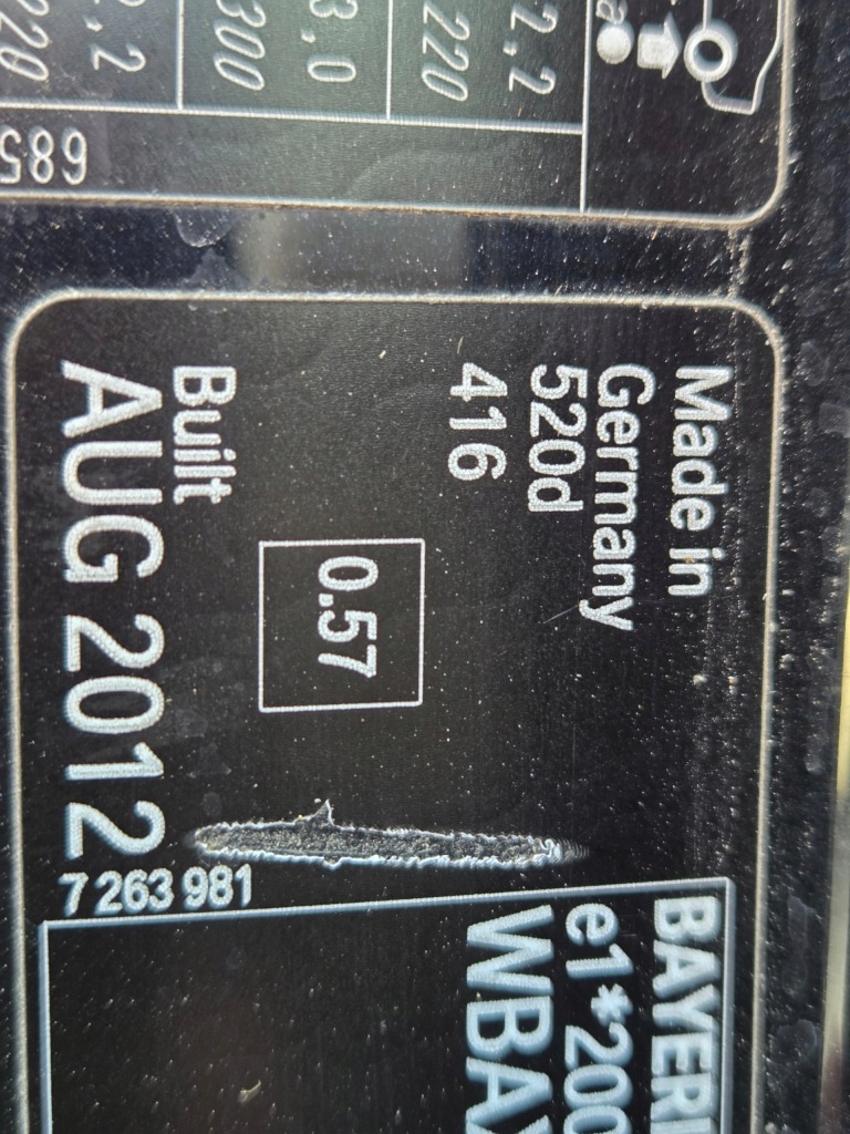 фото №9, Капот bmw 5 f07 gt 416 carbonschwarz