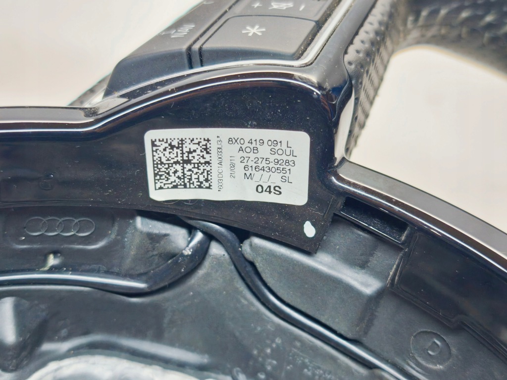 фото №10, Воздуховод s line кожа мультифункция audi a1 8x a3 8v 8x0419091l aob 2