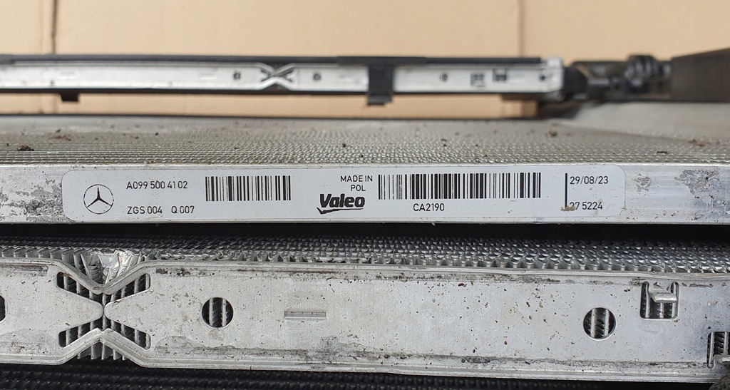 фото №10, Комплект радиатор mercedes glc w254 x254 a254 w214 e214 214 оригинал