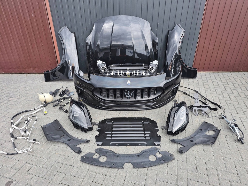 фото №1, Maserati grecale folgore электрик перед капот бампер лампы
