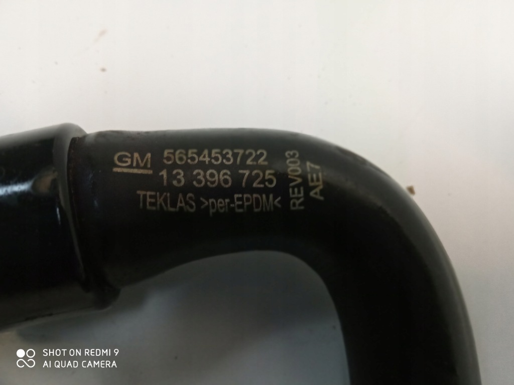 фото №2, Opel zafira c b20dth труба шланг wody 13396725