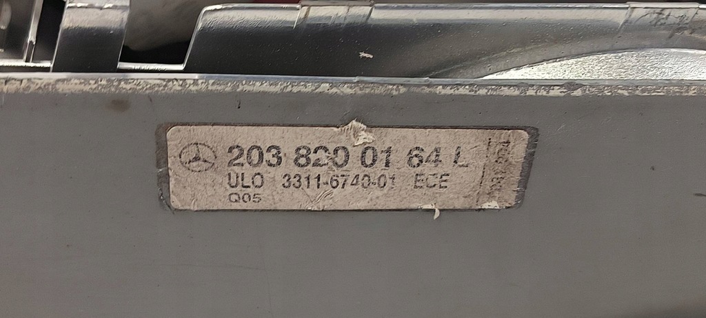 фото №8, Лампа левая задняя 2038200164l mercedes w203