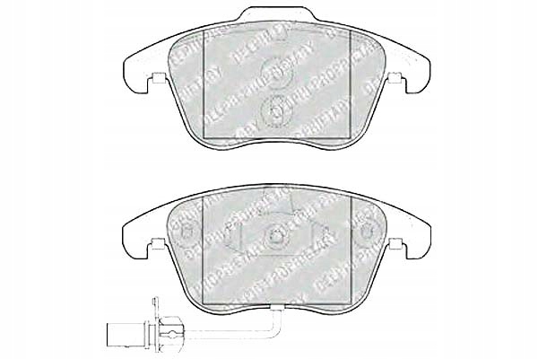 фото №1, Гальмівні колодки гальмівні audi a4 a4 allroad a5 dodge strat
