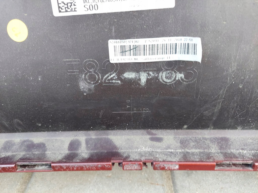 фото №15, Bmw m4 f82 f83 бампер задняя задний + направляющие