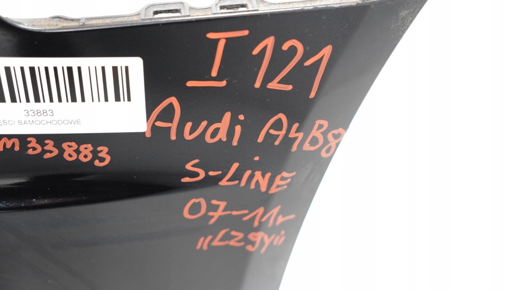 Бампер передок  передний audi a4 b8 07-11r s-line lz9y омыватель в Украине