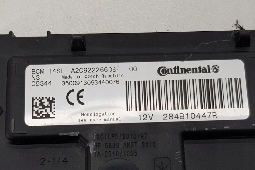 фото №1, Модуль комфорта dacia sandero ii 284b10447r бензиновый 2019