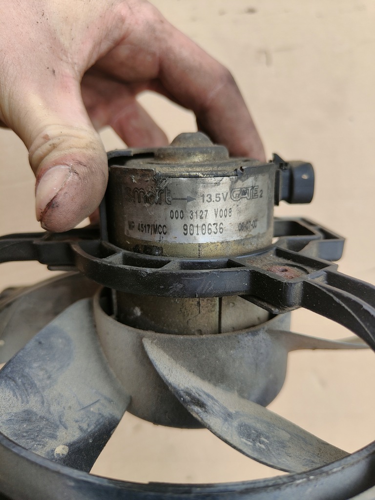 фото №3, Вентилятор радиатора smart 0.8 0003127v008