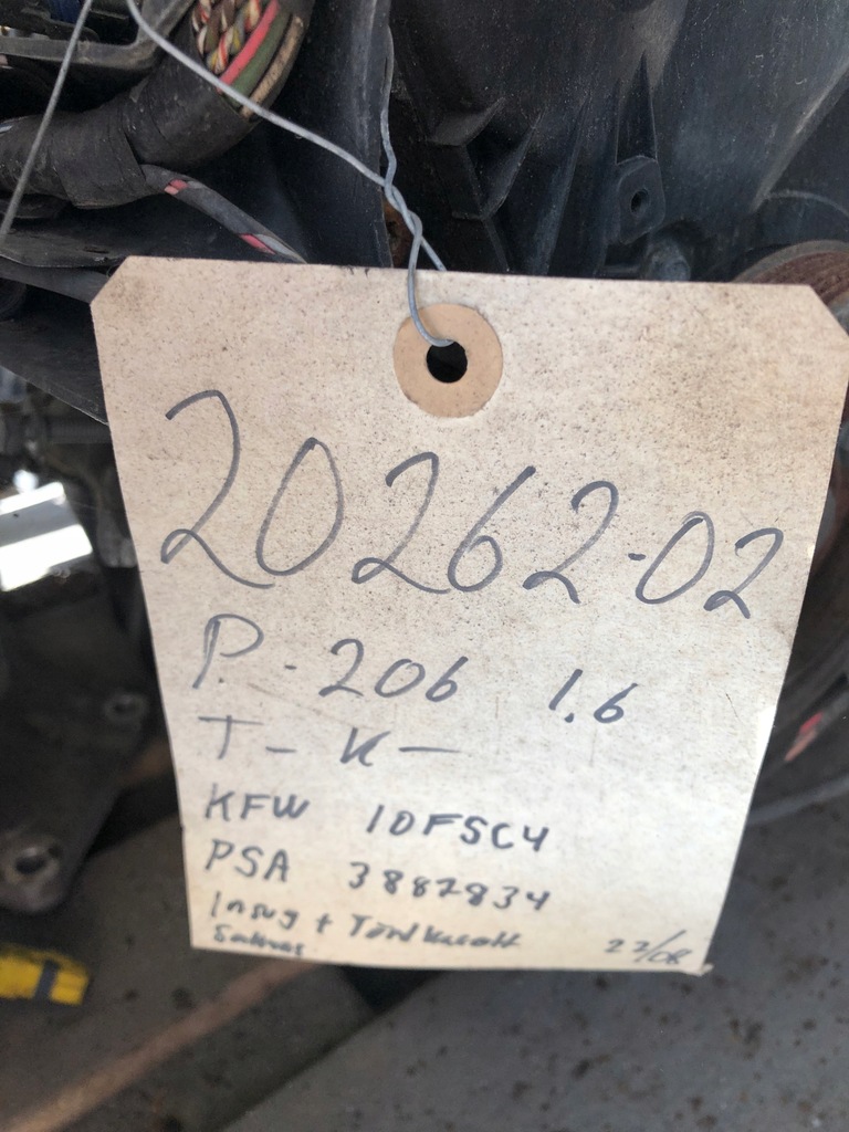 фото №6, Peugeot 206 двигун двигун kompletny 75tys.