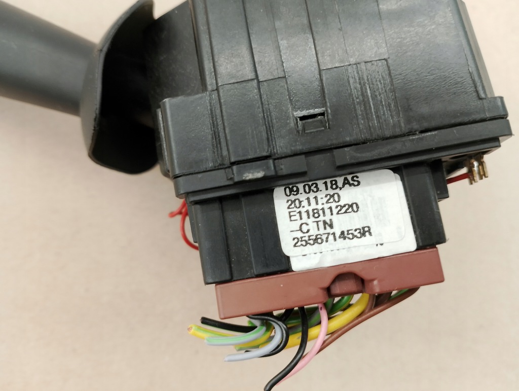 фото №7, Renault clio iv captur dacia logan dokker перемикач двірник важіль