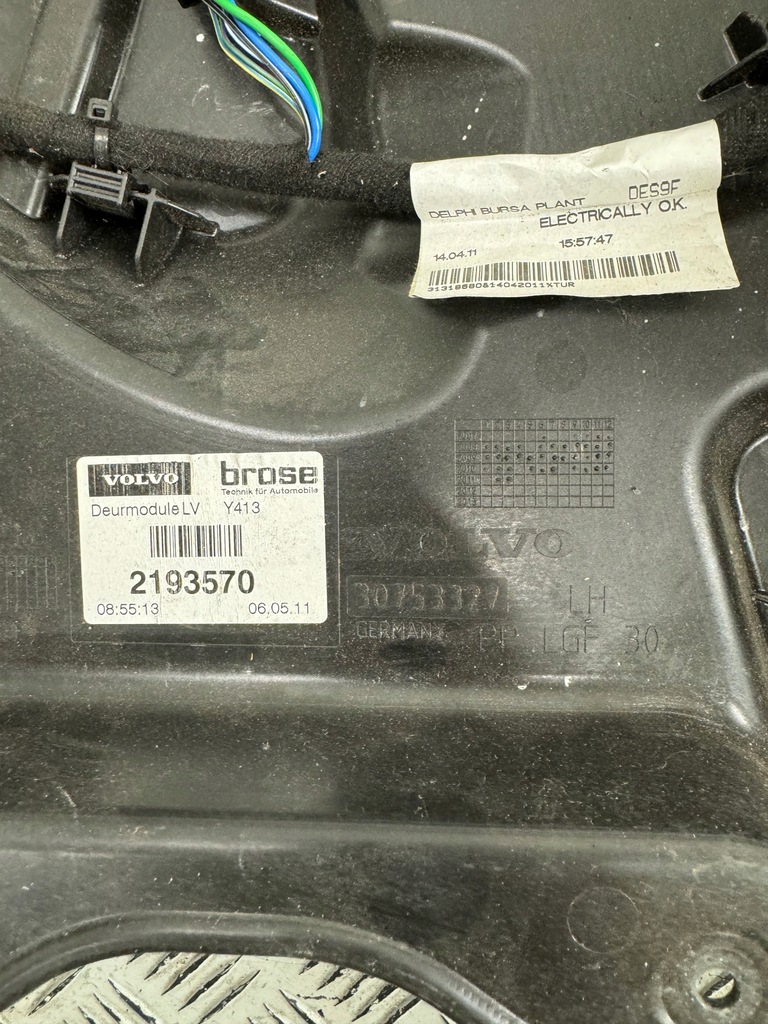 фото №7, Підйомник скло лівий перед volvo xc60 i 30753327