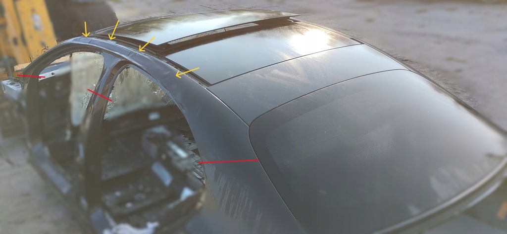 фото №7, Крыша люк панорама mercedes e-klasa w214 sedan 24r kompletny 831