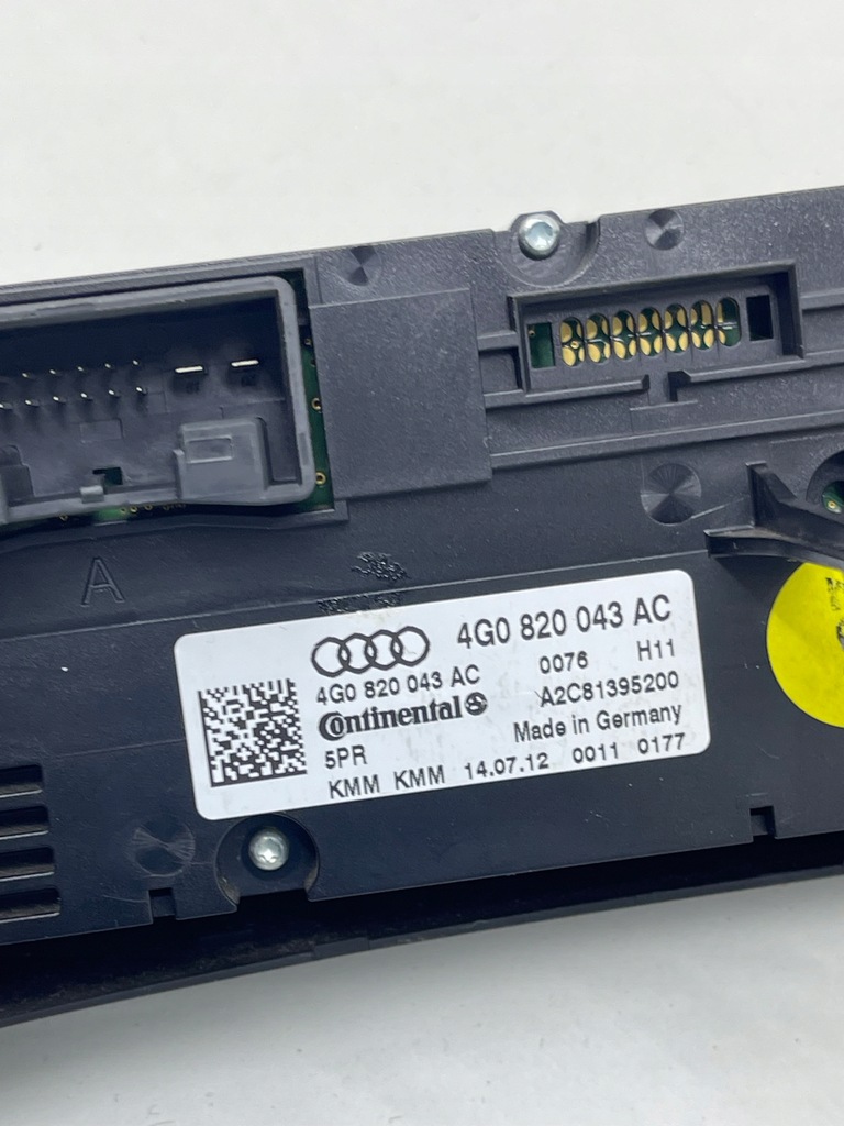 фото №13, Audi a6 c7 панель управление вентиляция кондиционера исправный