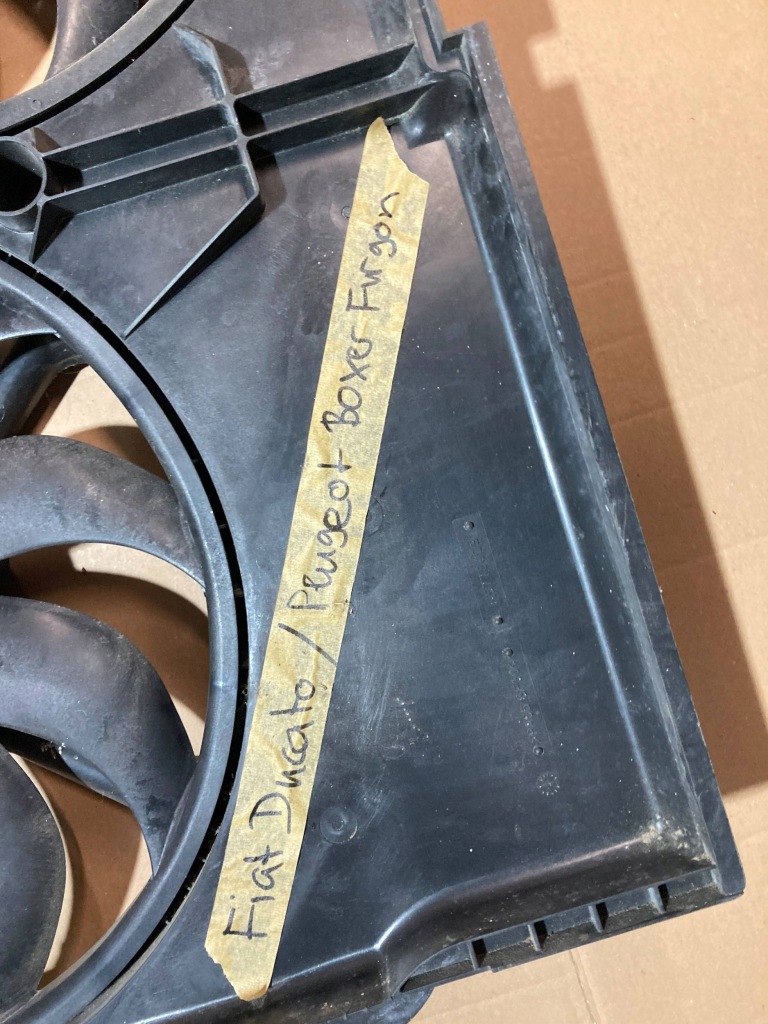 фото №10, Fiat ducato 07- вентилятор радіатора l4840 orygi.