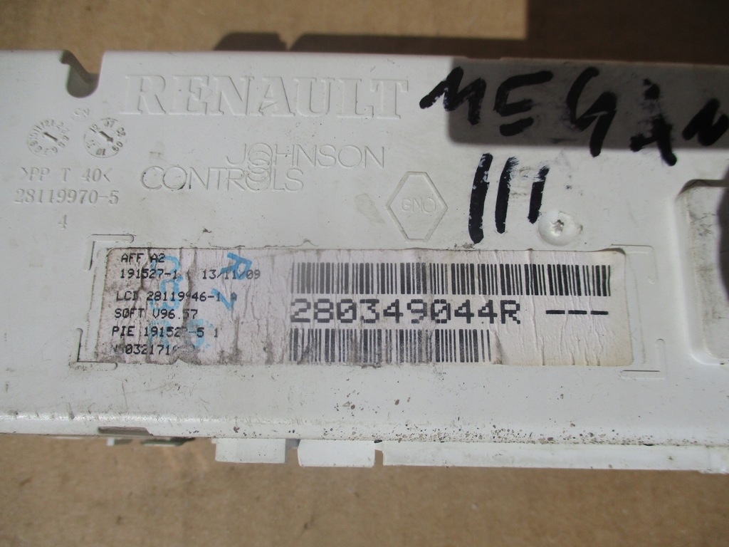 фото №4, Экран дисплей монитор renault megane iii 280349044r