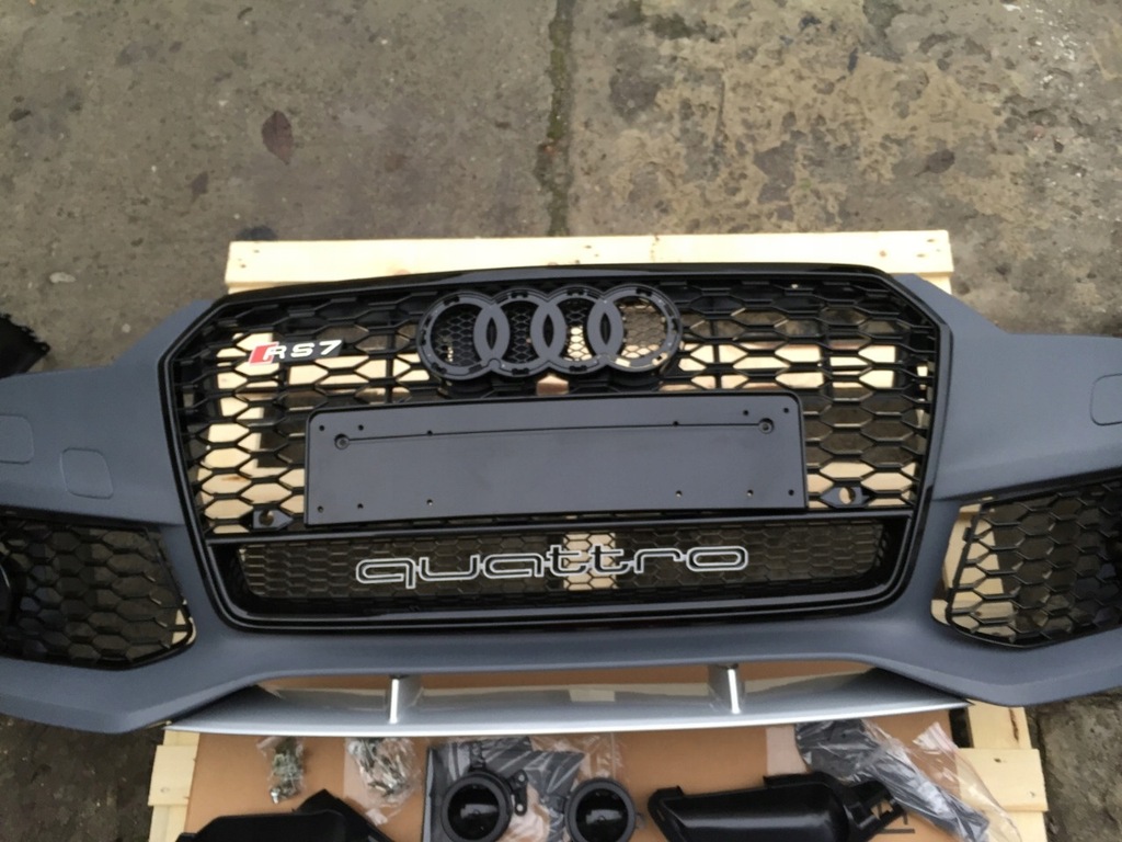 фото №7, Передний бампер audi a7 2015-2017 образец rs7