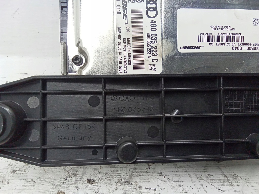 фото №7, Audi a8 s8 d4 4h 2013 підсилювач аудіо