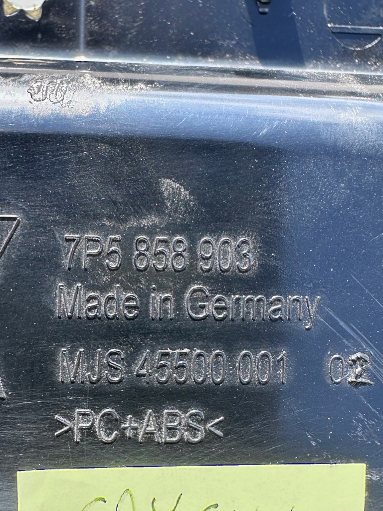 фото №8, Porsche cayenne ii 7p5 защита полка pod руль консоль подушка безопасности коленный