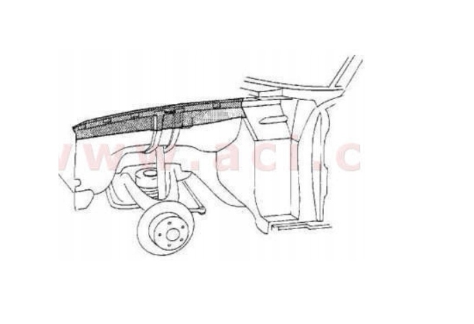 Mercedes w114 w115 подкрылок крыла перед левый Доставка