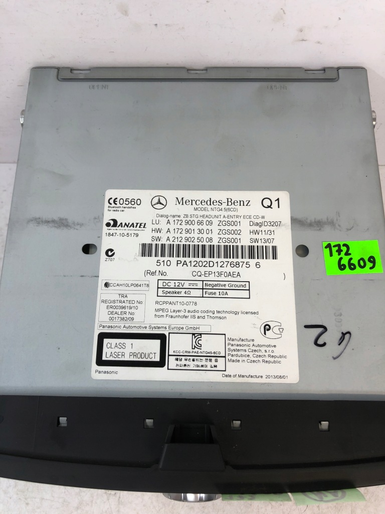 фото №3, Mercedes slk r172 w172 comand радіо навігація a1729006609