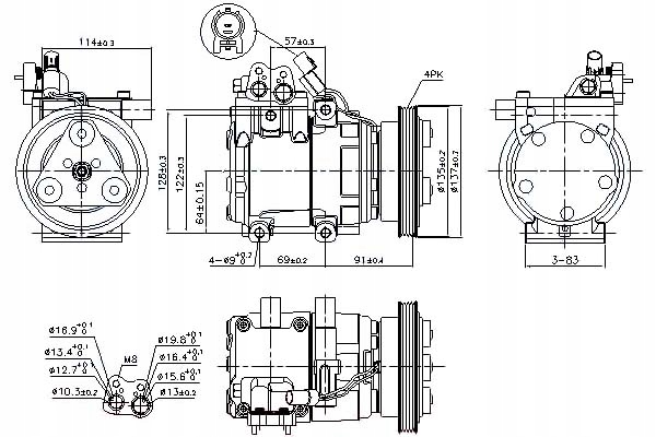 фото №1, Nissens компрессор кондиционера hyundai getz 1.6 t