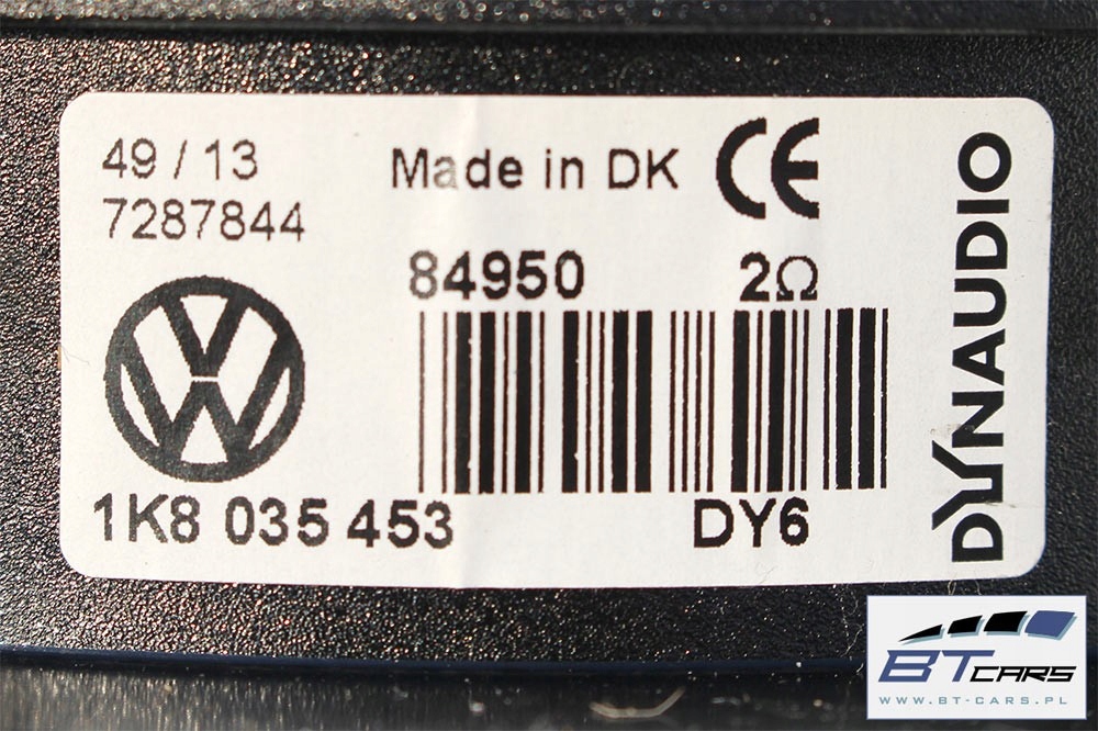 фото №6, Vw golf 7 sportsvan динамики dynaudio + усилитель 5g0035456 аудиосистема 1