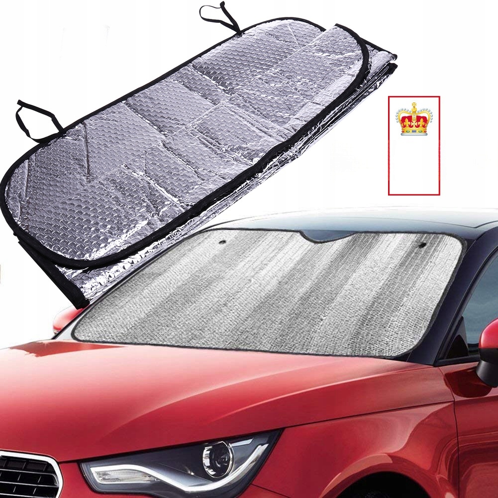 фото №6, Складная защита солнцезащитная na передняя стекло автомобильная отражающая пленка алюминиевая