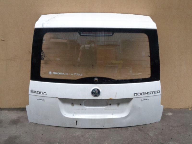 фото №1, Roomster 5j крышка багажника крышка багажника стекло lift fl