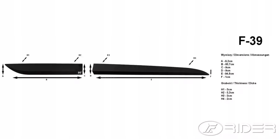 фото №8, Hyundai i40 cw накладки бічний