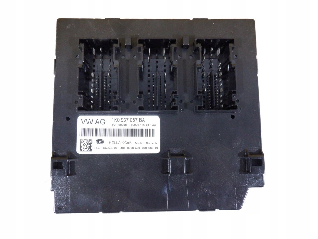 фото №1, Vw jetta 5c5 модуль блок управления бортовой сетью 1k0937087ba