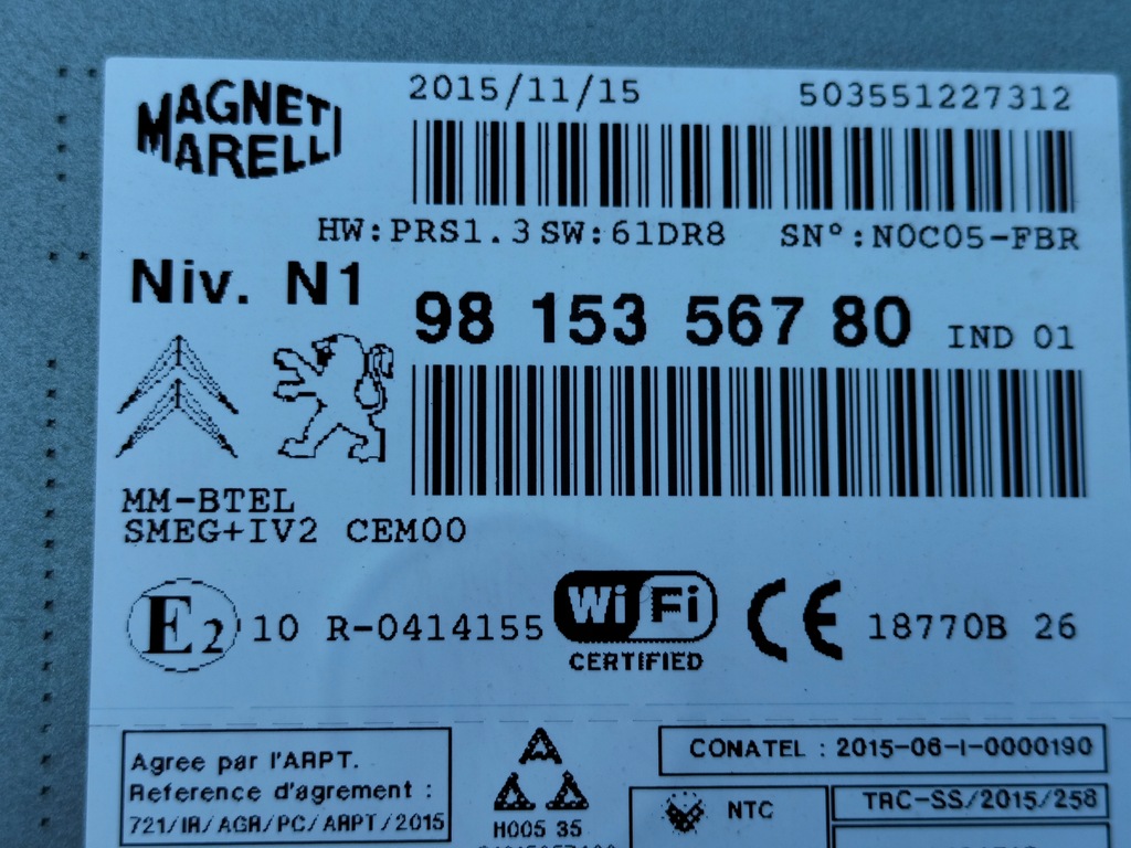 фото №4, Citroen ds4 радио навигация 9815356780