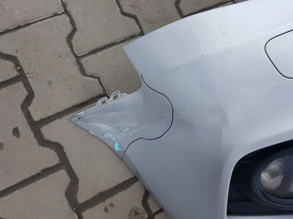 фото №8, Audi a4 b8 08-11r бампер перед передній решітка радіатора