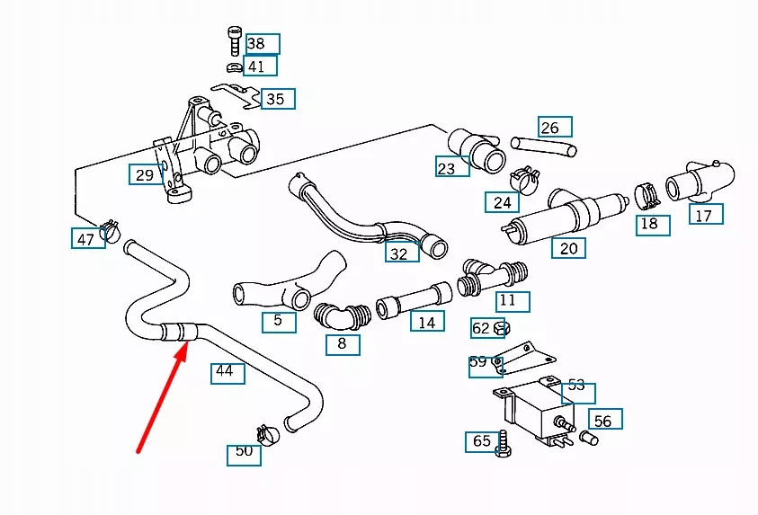 Купить Mercedes-benz sl r129 пабтрубок  впуска воздуха a1190900182 5.0 бензин 240kw