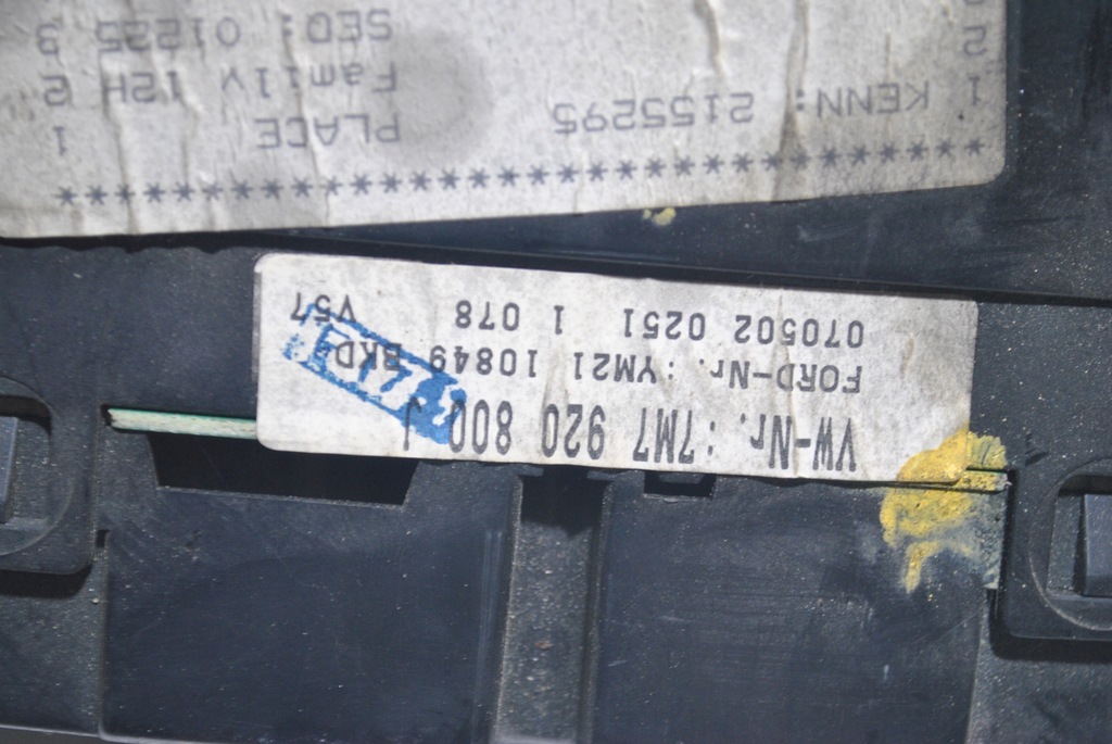 фото №6, Лічильник прилади seat alhambra 1.9 tdi 7m7920800j