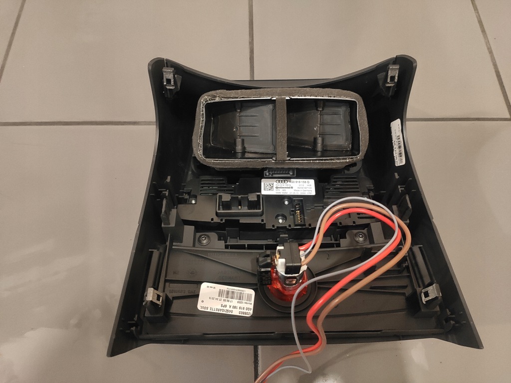 фото №12, Audi a7 4g 4g8 lift защита консоли центральной задняя решётка обдув idealna